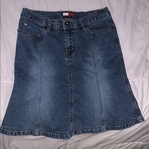 TOMMY HILFIGER JEAN SKIRT